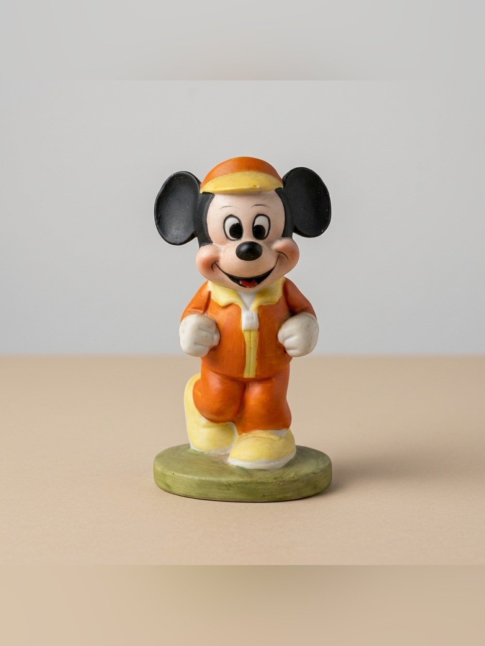 Walt Disney Jogger Mickey Mouse Porcelain Figurine